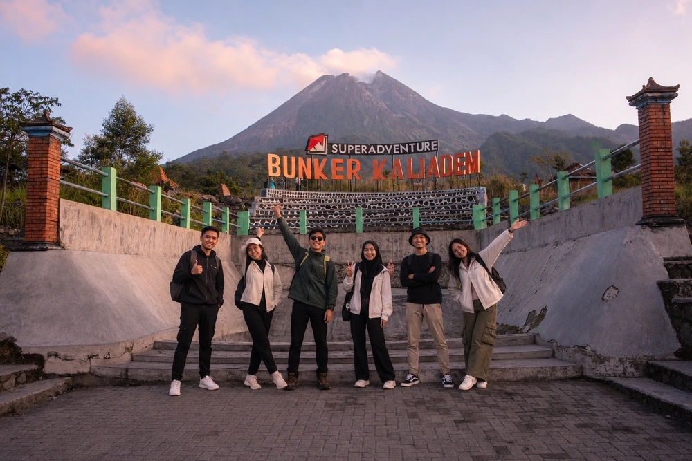 Menikmati Sunrise di Bunker Kaliadem Merapi Jogja